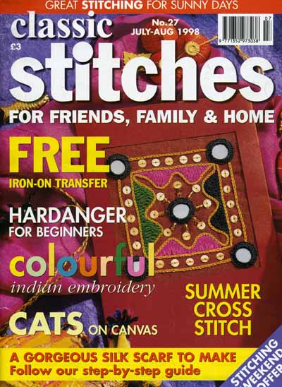 classic stiches No 27 July-Aug 1998 classic stiches No 27 July-Aug 1998